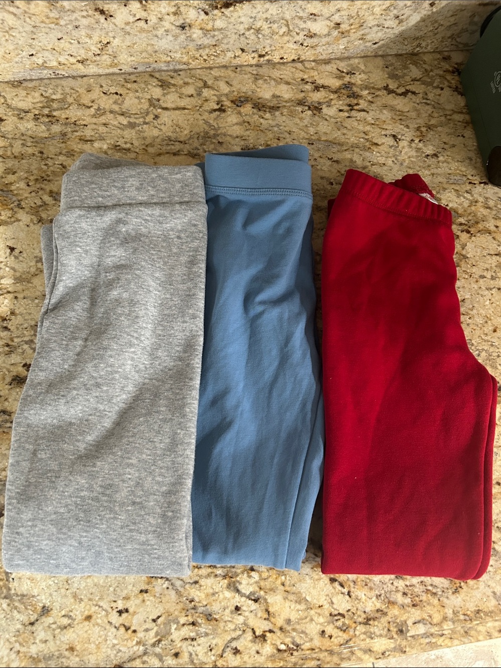 J. Crew Girls' Leggings (Blue) Old Navy(Gray), Cat & Jack (Slim- Red) Size 8